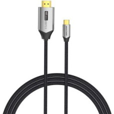 Vention Parveidotājs Vention  USB-C do HDMI 2.0 cable Vention CRBBH 2m, 4K 60Hz (black)