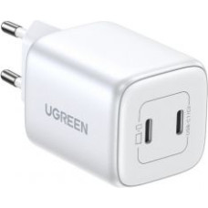 Ugreen Kabelis Ugreen  Quick charger GaN 2 x USB-C 45W QC PD Ugreen CD294 - white