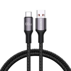 Rocoren Kabelis Rocoren  Fast Charging cable Rocoren USB-A to USB-C Retro Series 2m 100W (grey)