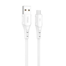 Vipfan Kabelis Vipfan  USB to Micro USB cable VFAN Colorful X12, 3A, 1m (white)