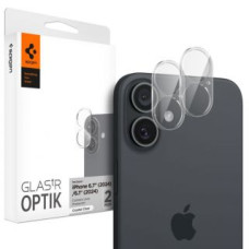 Spigen Cits mobilo telefonu aksesuārs Spigen  Spigen Optik Glas.tR tempered glass for iPhone 16 / 16 Plus camera - transparent (2 pcs.)