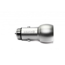 Evelatus Auto lādētāji Evelatus Universal Car Charger ECC01 2USB port 3.1A with stainless steel escape tool Silver