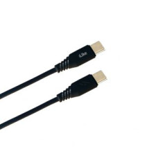 Ilike Kabelis iLike  iLike Evelatus Charging Cable Type-C to Type-C CTT01 Black