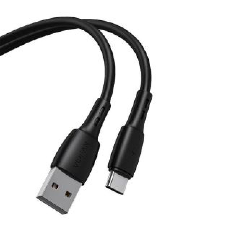 Vipfan Kabelis Vipfan  USB to USB-C cable VFAN Racing X05, 3A, 2m (black)