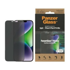 Panzer Glass Cits mobilo telefonu aksesuārs Panzer Glass  PanzerGlass Ultra-Wide Fit Tempered Glass Antibacterial Privacy for iPhone 14 Plus/13 Pro Max