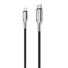 Cygnett Kabelis Cygnett  Cable USB-C TO Lightning Cygnett Armoured 30W 2m (black)