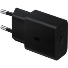 Samsung Adapteris Samsung  Samsung USB wall charger Type C 15W PD AFC + USB Type C cable black (EP-T1510XBEGEU)