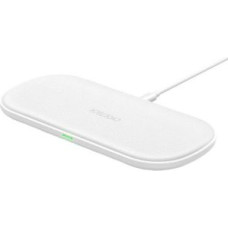 Choetech Bezvadu lādētājs Choetech  Choetech T535 dual fast wireless charger (white)