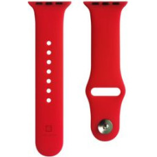 Evelatus Siksniņa Evelatus  Apple Watch 42/44/45mm Silicone Loop Watch Straps (140mm M/L) Red