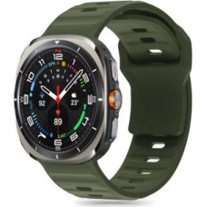 Tech-Protect Cits mobilo telefonu aksesuārs Tech-Protect  Tech-Protect Silicone Line Strap for Samsung Galaxy Watch Ultra (47mm) - Green