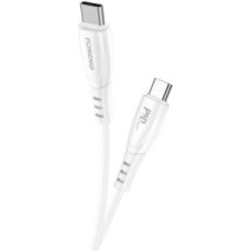 Foneng Kabelis Foneng  USB-C to USB-C cable Foneng X73, 60W, 1m (white)