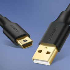 Ugreen Kabelis Ugreen  Ugreen 5 pin gold-plated USB cable - mini USB 0.5m black (US132)