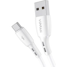 Vipfan Kabelis Vipfan  USB to USB-C cable VFAN Racing X05, 3A, 2m (white)