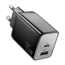 Essager Adapteris Essager  Essager ECT45W-LJB01-Z 45W C+A Charger (black)