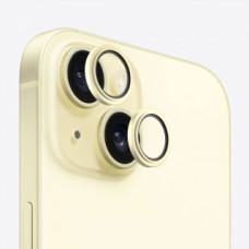 Evelatus Aizsargstikls Evelatus Apple iPhone 15 / 15 Plus Camera Lens Protector Armor Yellow