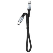 Dudao Kabelis Dudao  L10C USB-C - USB-C PD cable 100W 5A 0.23m - black