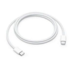 Apple Audio kabelis Apple  USB-C Woven Charge Cable 1 m, White, USB-C, USB-C 60w White