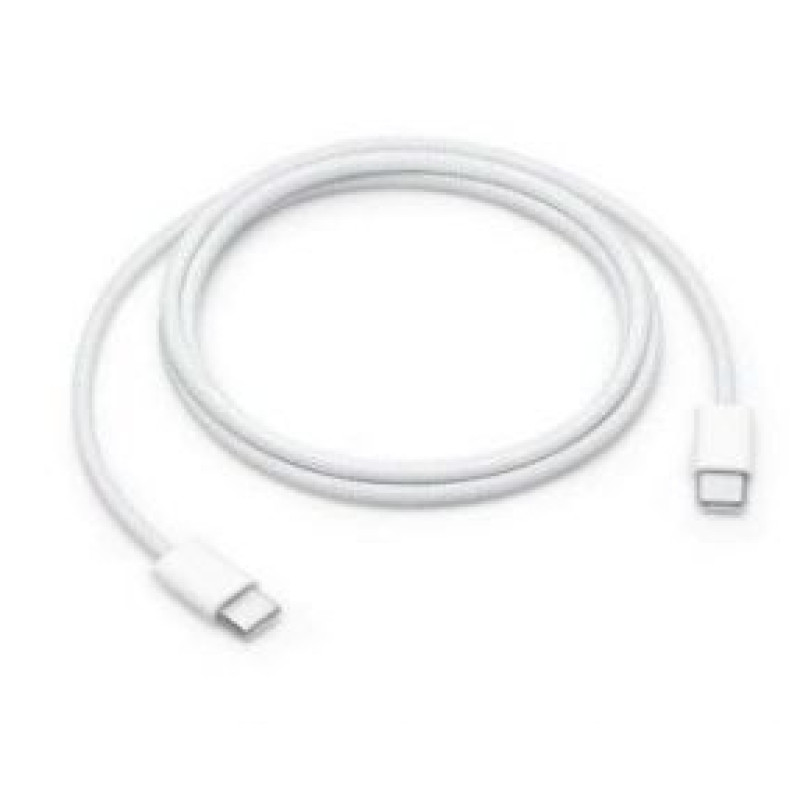 Apple Audio kabelis Apple  USB-C Woven Charge Cable 1 m, White, USB-C, USB-C 60w White