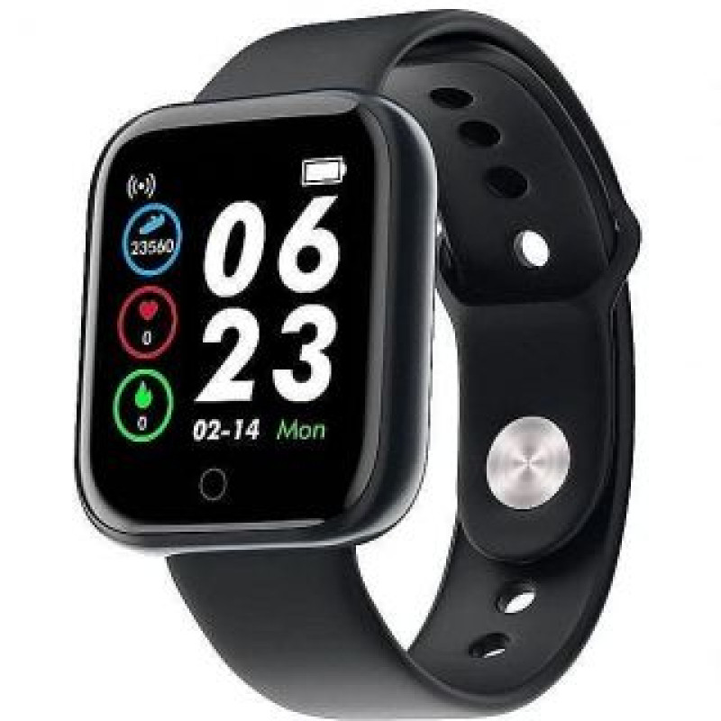 Ilike Fitnesa aproce iLike  M7 Smart&Fit Watch with Full Touch 1.3'' IPS Media control / HR / Blood pressure / Social Black