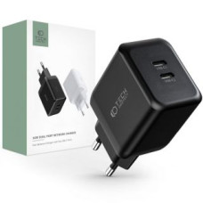 Tech-Protect Adapteris Tech-Protect  Tech-Protect C35W-2 mains charger 2x USB-C PD 35W - black