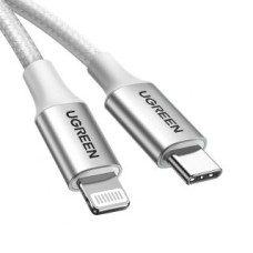 Ugreen Kabelis Ugreen  Ugreen US304 70523 USB-C / Lightning MFi cable 1m - silver