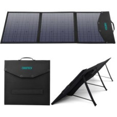 Choetech Adapteris Choetech  Choetech solar charger USB foldable 120W DC, USB C, 2 x USB black (SC008)