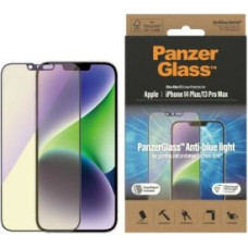 Panzer Glass Cits mobilo telefonu aksesuārs Panzer Glass  PanzerGlass Ultra-Wide Fit Antibacterial Tempered Glass with Blue Light Filter and Positioner for iPhone 14 Plus / 13 Pro Max