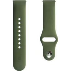 Evelatus Siksniņa Evelatus  22mm Silicone Loop Watch Straps (130mm M/L) Dark Green