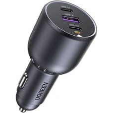 Ugreen Adapteris Ugreen  Ugreen EC705 car charger 130W 2x USB-C 1x USB-A - gray