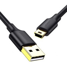 Ugreen Kabelis Ugreen  Ugreen 5 pin gold-plated USB cable - mini USB 0.25m black (US132)