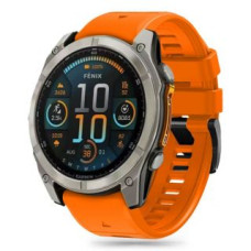 Tech-Protect Cits mobilo telefonu aksesuārs Tech-Protect  TECH-PROTECT SILICONE LINE GARMIN FENIX 5X / 5X PLUS / 6X / 6X PRO / 7X / 8 (51 MM) ORANGE