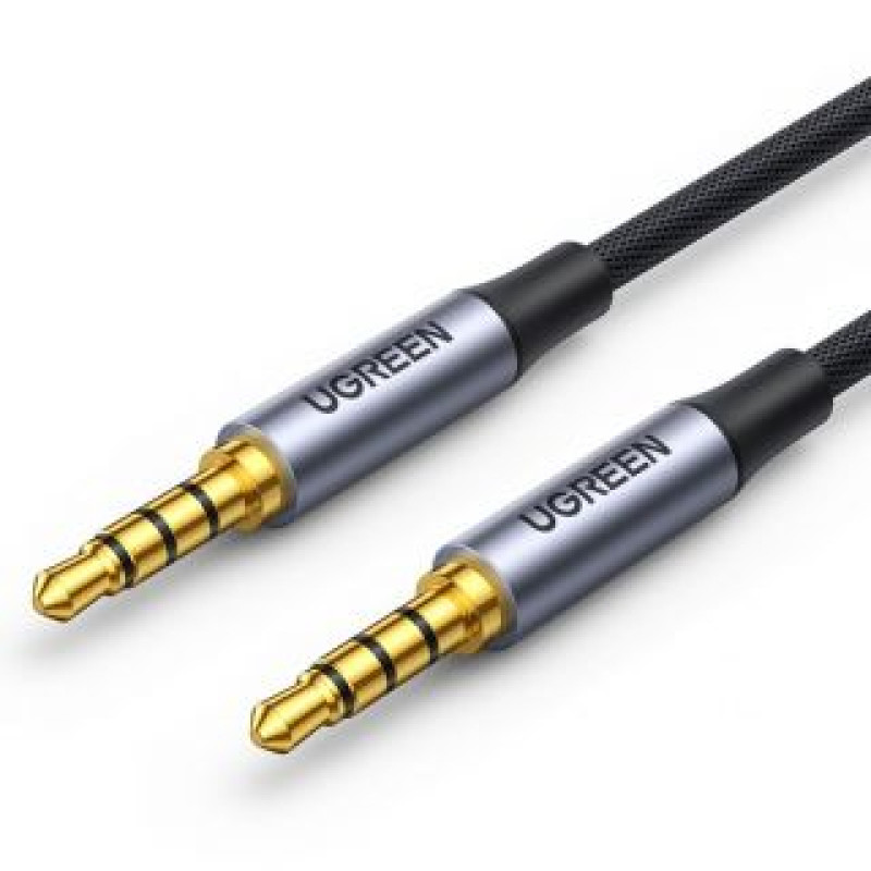 Ugreen Kabelis Ugreen  Ugreen cable AUX mini jack 3.5mm cable (male) - 3.5mm mini jack (male) 3m black (AV183)