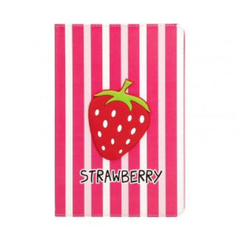 Ilike Maciņš grāmata iLike  iPad 10.2 / 10.5 Tablet Case Design Strawberry