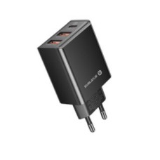 Evelatus Adapteris Evelatus  Evelatus Travel Charger EU Wall 3 Ports 32W USB-C / USB-A2 ETC06 Black