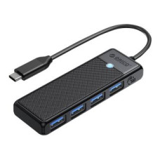 Orico Cits mobilo telefonu aksesuārs Orico  Orico Hub 4in1 USB A3.0x4 (black)