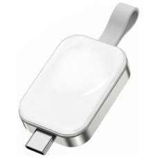 4Smarts Bezvadu lādētājs 4smarts  4smarts Bezprzewodowa ładowarka do Apple  Watch z wejśćiem USB-C white/biała 541225