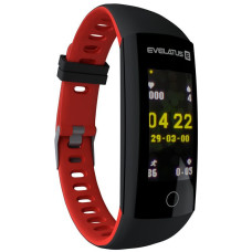 Evelatus Fitnesa aproce Evelatus  Fitness Tracker EFT02 Black Red