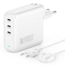 4Smarts Adapteris 4smarts  4smarts Ładowarka sieciowa GaN Flex Pro   140W 3xUSB-C biały 544140