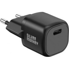 Silver Monkey Adapteris Silver Monkey  Silver Monkey Mini USB-C 20W PD wall charger - black