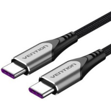 Vention Kabelis Vention  Cable USB-C 2.0 to USB-C Vention TAEHF PD 100W 1m (gray)