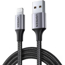 Ugreen Kabelis Ugreen  Ugreen US199 60158 USB-A / Lightning MFi cable 2m - black