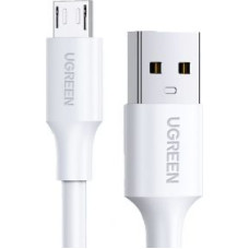 Ugreen Kabelis Ugreen  Ugreen US289 USB 2.0 A to Micro USB Cable Nickel Plating 0.25m White