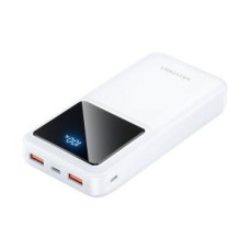 Vention Ārējais akumulators Vention  Powerbank, Vention, FHLW0, 20000mAh, Micro-USB, USB-C, 2xUSB-A, 22.5W (white)