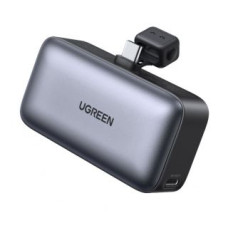 Ugreen Ārējais akumulators Ugreen  Ugreen PB503 5000mAh powerbank with USB-C port and integrated USB-C connector - gray