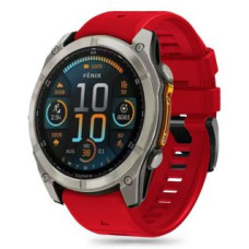 Tech-Protect Cits mobilo telefonu aksesuārs Tech-Protect  TECH-PROTECT SILICONE LINE GARMIN FENIX 5X / 5X PLUS / 6X / 6X PRO / 7X / 8 (51 MM) RED