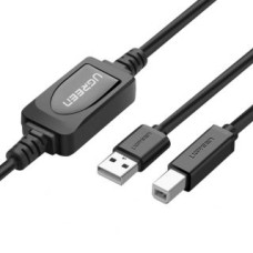 Ugreen Kabelis Ugreen  Ugreen US122 USB-B USB-A 2.0 printer cable 10m - black