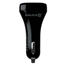 Evelatus Auto lādētāji Evelatus - Evelatus Quick Car Charger QCC02 Black