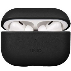 Uniq Maciņš austiņām UNIQ  UNIQ etui Terra AirPods Pro 2 gen. Genuine Leather (2022/2023) czarny/dallas black