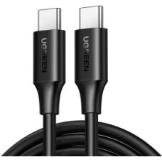 Ugreen Cits mobilo telefonu aksesuārs Ugreen  Ugreen US562 USB-C - USB-C PD QC cable 100W 5A 480Mb/s 1.5m - black