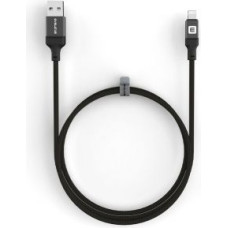 Evelatus Kabelis Evelatus  USB A to  Lightning, Cable 1.2M ( MFI11CL )Aluminum housing braiding Black